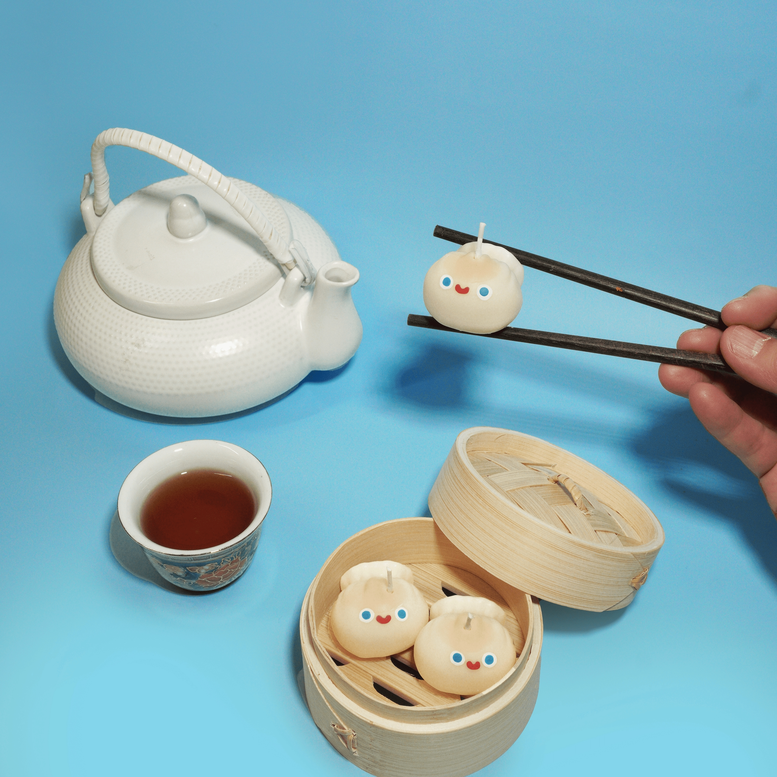 Cute Shrimp Dumpling Candle - ArtketGoods