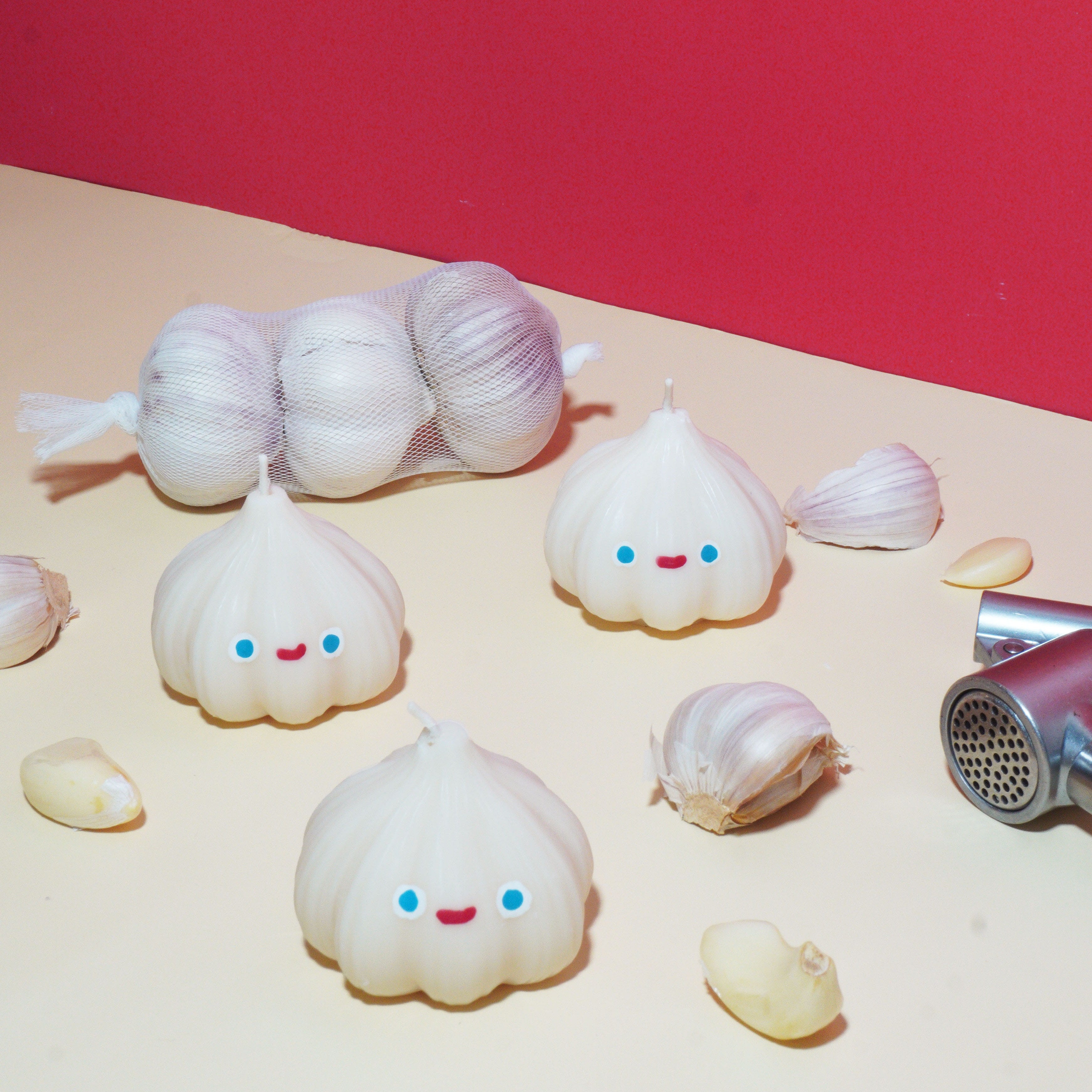Cute Garlic Candle | Soy Wax Food Inspired Candle - ArtketGoods