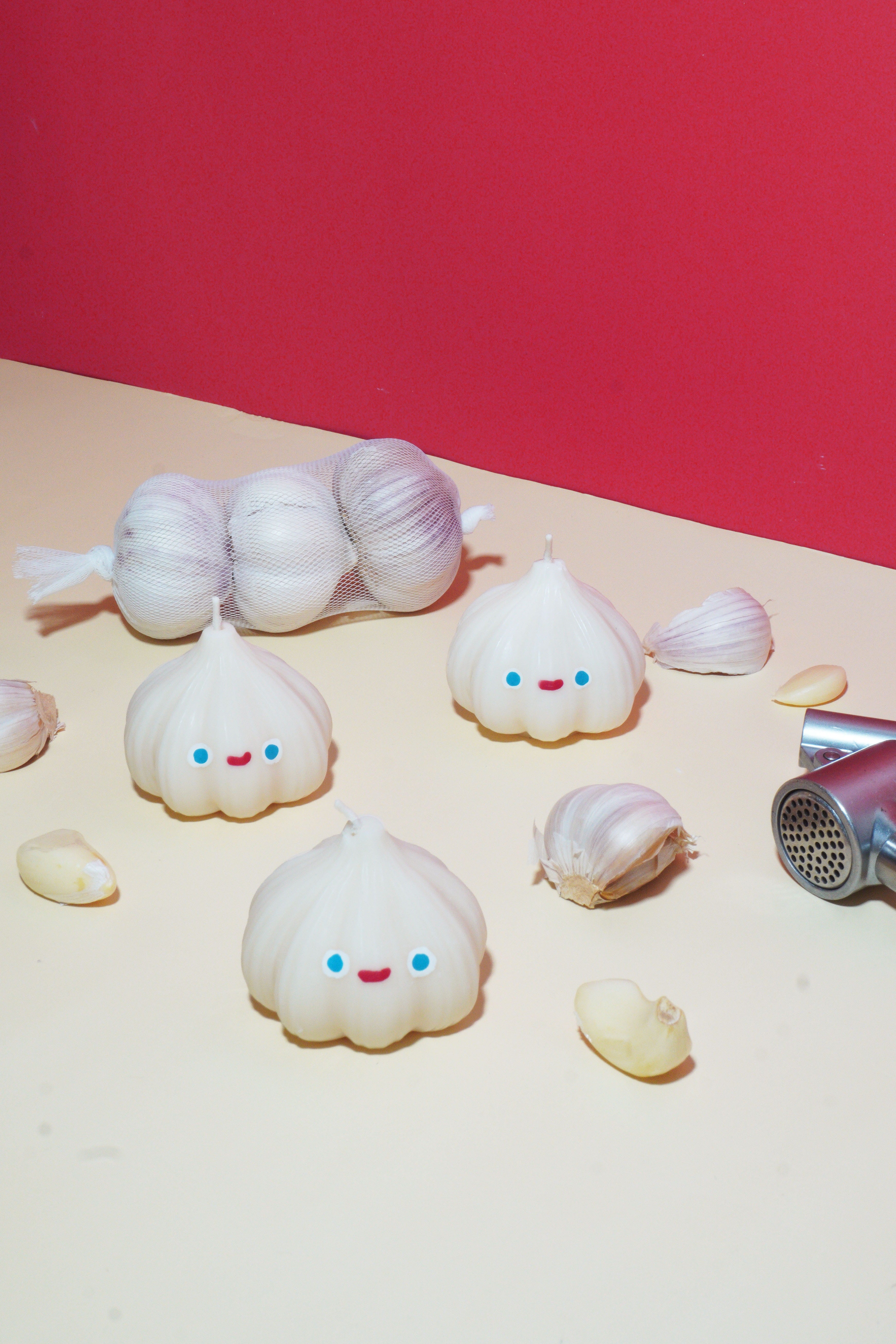 Cute Garlic Candle | Soy Wax Food Inspired Candle - ArtketGoods