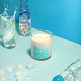 Japanese Ramune Soda Soy Wax Candle | Sweet Lemon-Lime Soda Scented - ArtketGoods