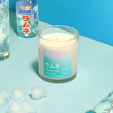 Japanese Ramune Soda Soy Wax Candle | Sweet Lemon-Lime Soda Scented - ArtketGoods