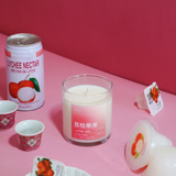 Lychee Coconut Jelly Soy Wax Candle | Sweet Lychee Scented - ArtketGoods