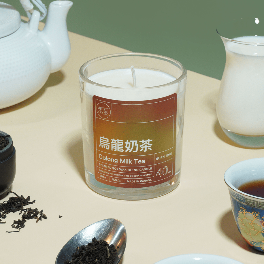 Oolong Milk Tea Soy Wax Candle | Oolong Tea Scented - ArtketGoods