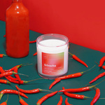 Sriracha Soy Wax Candle | Chili Pepper Flake Scented - ArtketGoods