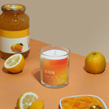Honey Yuzu Tea Soy Wax Candle | Zesty Yuzu Scented - ArtketGoods
