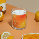 Honey Yuzu Tea Soy Wax Candle | Zesty Yuzu Scented - ArtketGoods